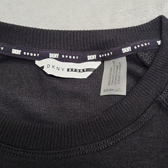 NWT DKNY Crop Sweatshirt Top - Picture 3 of 10